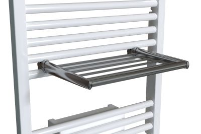Barre sèche-linge chrome pour sèche-serviettes tubes ronds
