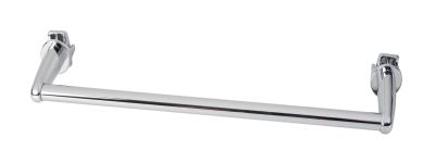 Barre support chrome pour sèche-serviettes tubes ronds